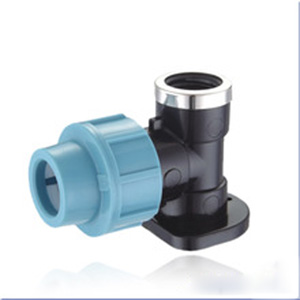 PP Compression Fittings-Female Elbow with Plate